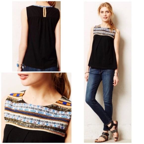 Anthropologie Tops - ANTHROPOLOGIE - Akemi + Kin - Tula Beaded Top